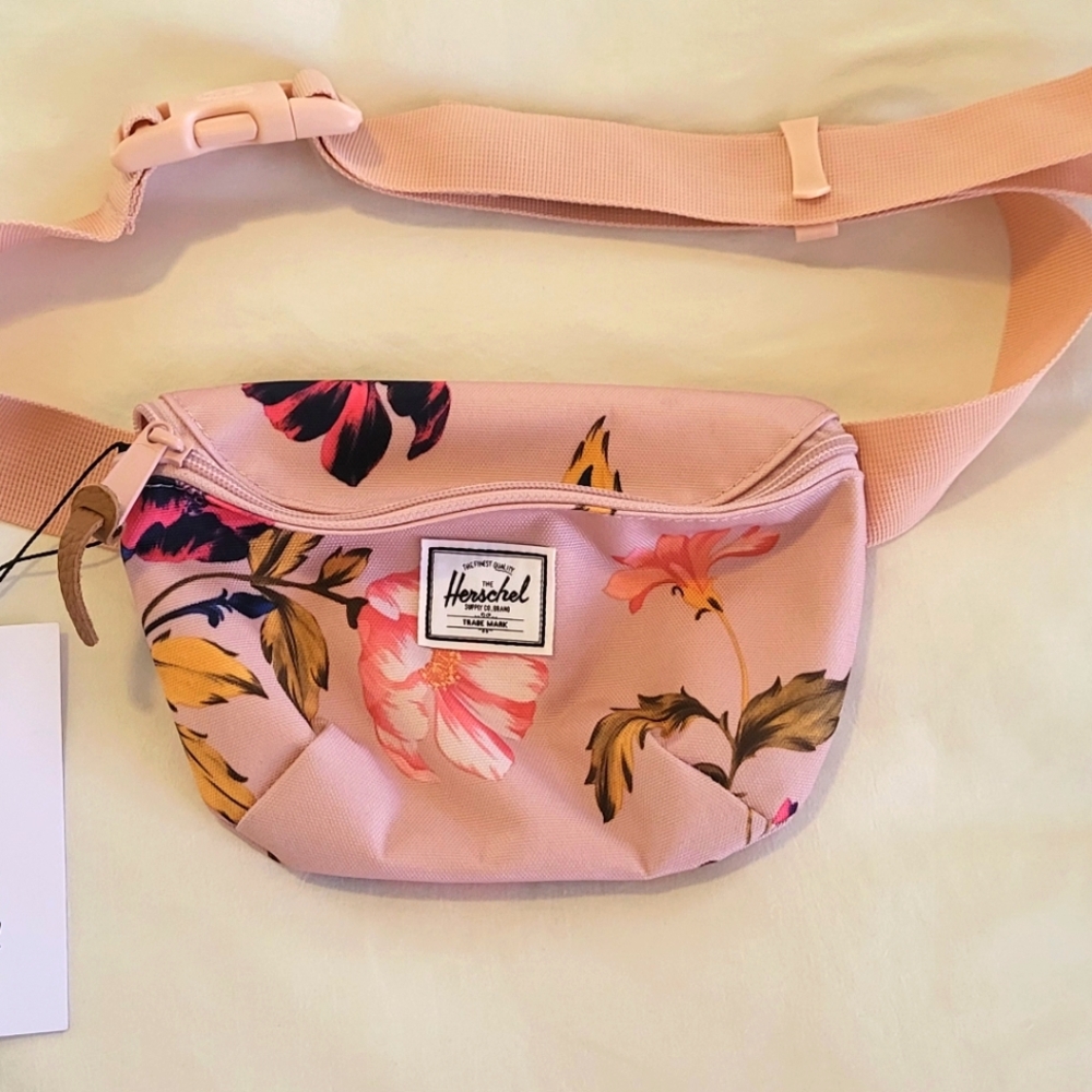 Herschel Supply Company Pink Floral Crossbody Bag